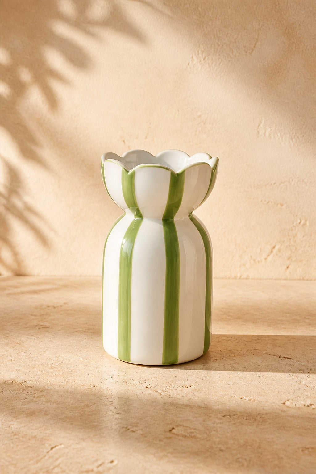 Vase Strié Céramique