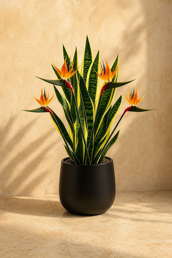 Strelitzia Oiseau du Paradis Artificiel