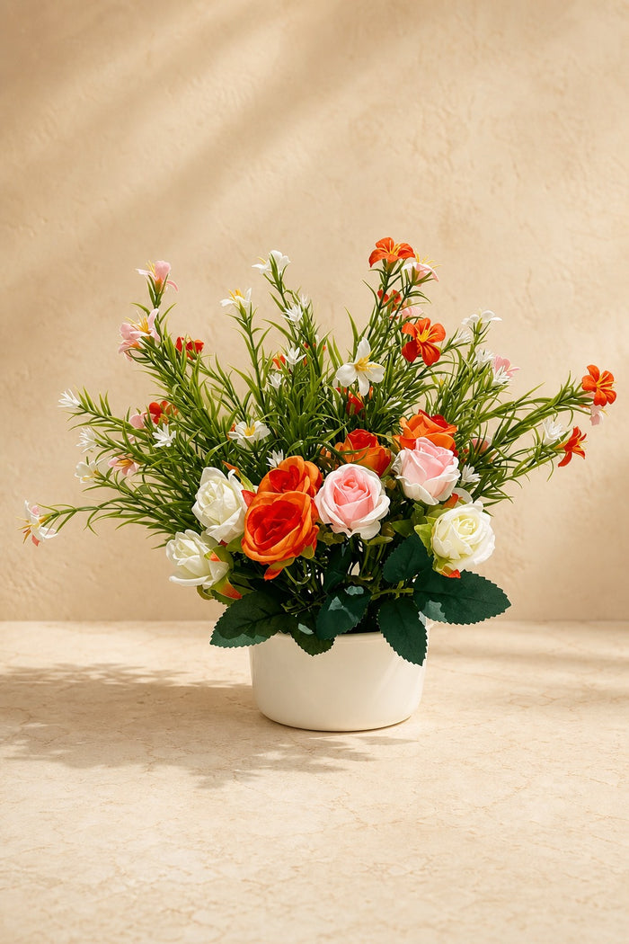 Rosier Fleuri Artificiel